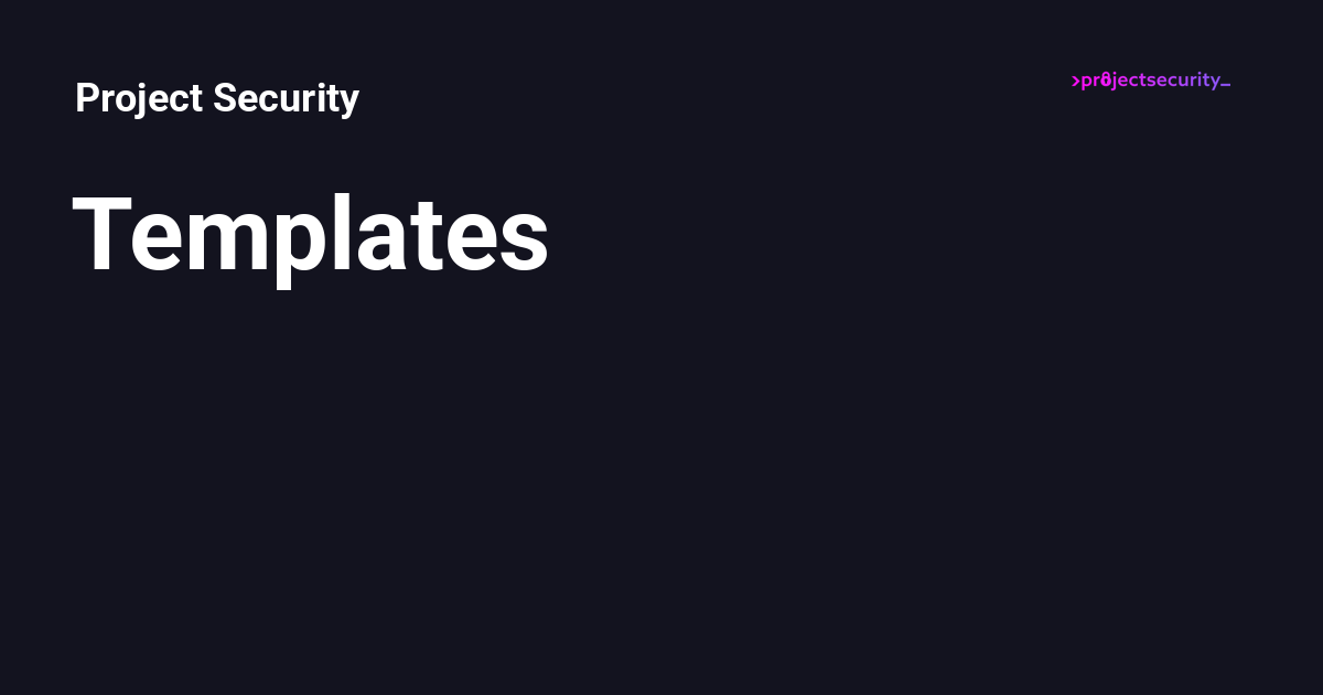 templates-project-security